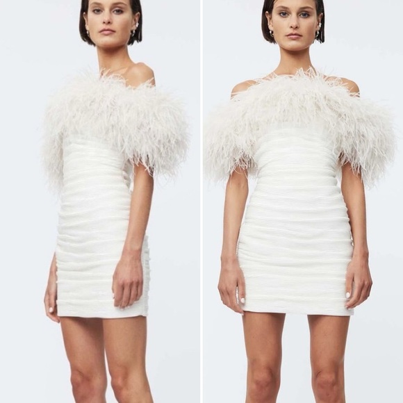 NWT Rachel Gilbert Zion Mini Pleated Dress- Ivory Size 4 US - Picture 13 of 16